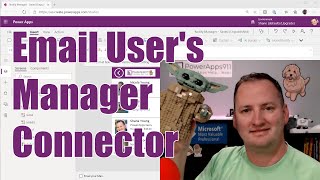 Power Apps Email Users Manager using the Office 365 Outlook and Users connectors [upl. by Tammi]