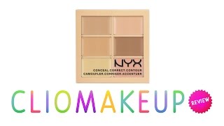 REVIEW RECENSIONE PALETTE CORRETTORI NYX CONCEAL CORRECT CONTOUR [upl. by Yeaton]