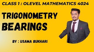 Part 1 Trigonometry Bearings Essential Techniques for Mathematics 4024 Exam SuccessUsama Bukhari [upl. by Aciret]