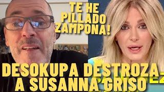 SUSANNA GRISO PROHÍBE esto EN UNA ENTREVISTA y DESOKUPA le PILLA y la pone DE VUELTA Y MEDIA [upl. by Venn]