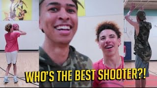 3 POINT CHALLENGE vs LaMelo Ball  Whos The Best Shooter [upl. by Adelind211]