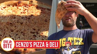 Barstool Pizza Review  Cenzos Pizza amp Deli Dallas TX [upl. by Broadbent]