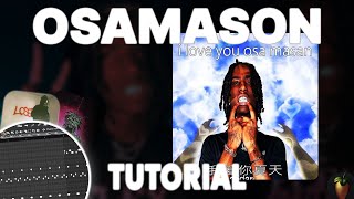 HOW TO MAKE FLXTRA OSAMASON TYPE BEAT FROM SCRATCH  FL STUDIO TUTORIAL [upl. by Adnarb]