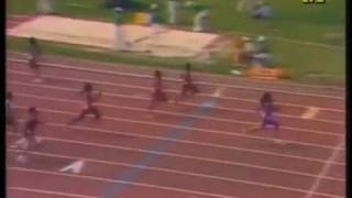 Record du monde du 100m féminin  Florence GriffithJoyner 10quot49 Indianapolis 1988 [upl. by Okin841]