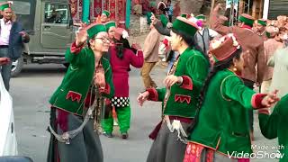 Beautiful Kinnauri Dance  Marriage ceremony  Buppi Wangpa  2017 [upl. by Nuahsar205]