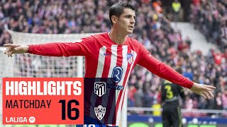 Resumen de Atlético de Madrid vs UD Almería 21 [upl. by Eiramrefinnej]