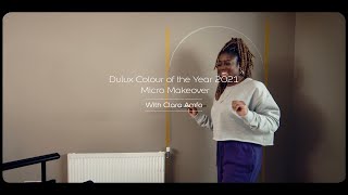 How to paint an arch with Dulux Colour of the Year Ambassador Clara Amfo [upl. by Dleifniw]