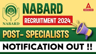 NABARD Specialist Officer Recruitment 2024  NABARD SO Total Vacancy 31  Full Details [upl. by Eivod]