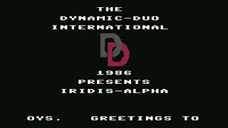 C64 Cracktro Iridis Alpha by The Dynamic Duo [upl. by Otaner28]