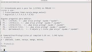 Prolog Listas01 [upl. by Daphene]