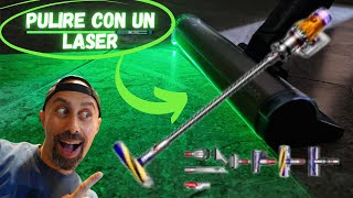 Aspirapolvere dyson v12 slim detect recensione pulisce con un laser [upl. by Shoemaker431]