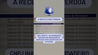 Você sabe o que significa ter um CNPJ inapto contabilista [upl. by Danczyk]