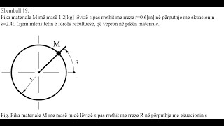 Detyra 19  Dinamikë Dinamika e pikës [upl. by Lalaj119]