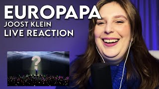 🇳🇱 Joost Klein  Europapa LIVE  REACTION  Eurovision 2024 Netherlands  Songfestival 2024 [upl. by Fraser424]