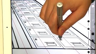 【ibisPaint】Perspective function of Array Ruler [upl. by Forras]