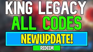 New King Legacy Codes  Roblox King Legacy Codes July 2024 [upl. by Memberg]