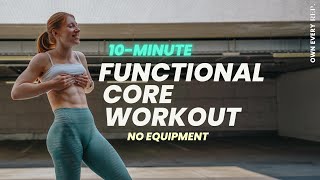 10 Min Core Workout  NO REPEATS  Intermediate to Advanced  Modifications  Get Stronger [upl. by Darcee]