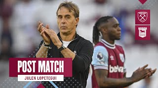 quotWe Had A Very Good Mentalityquot  West Ham 41 Ipswich Town  Julen Lopetegui  Post Match Reaction [upl. by Dasya360]