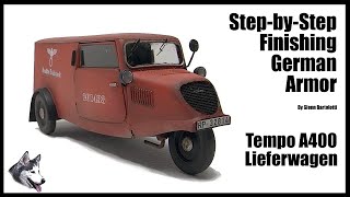 Building the Miniart Tempo A400 Lieferwagen [upl. by Honig]