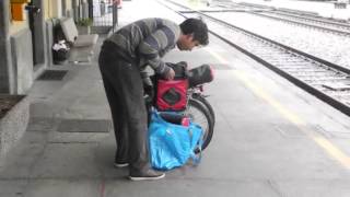 Viaggio in treno con bici pieghevole [upl. by Hutchison]