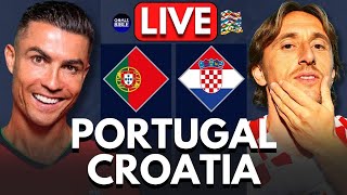 🔴PORTUGAL vs CROATIA LIVE  UEFA Nations League 2024  Full Match LIVE Today [upl. by Pinelli148]