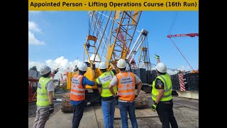 Appointed Person  Lifting Operations Course 16th Run [upl. by Akenihs]