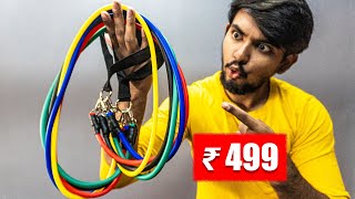 Best Resistance Tube under 500 Unboxing Quxis Resistance Bands [upl. by Airec]