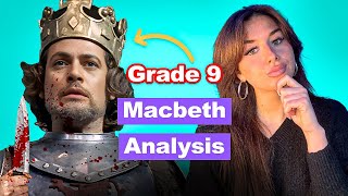 3 Macbeth Grade 9 Quotes and Analysis  Key Theme of Kingship [upl. by Ayala]