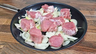 Ein Abendessenrezept das jeder liebt Schweinefleisch mit Zwiebeln das auf der Zunge zergeht [upl. by Silvester184]