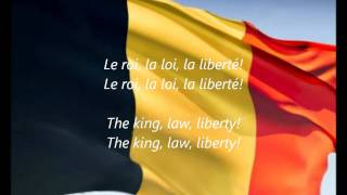 Belgian National Anthem  quotLa Brabançonnequot FRDENLEN [upl. by Lyreb]