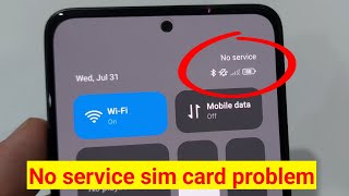 Fixing No Service SIM Card Problem on Your Phone  emergency calls only sim card problem [upl. by Downing73]