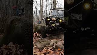 RC Willys Jeep 6 wheels flexing [upl. by Manning582]