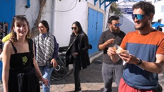 Bike amp Food 33 Cycling to the Bambalouni shop in Sidi Bou [upl. by Virginia921]