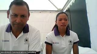 Indian Women’s Hockey Team Chief Coach Harendra Singh and Captain Salima Tete ahead Bihar Hockey [upl. by Eatnahs]