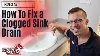 How to Fix a Slow Draining or Clogged Bathroom Sink [upl. by Vinia]