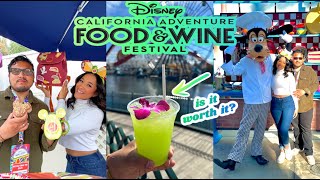 Disney’s California Food And Wine Festival 2024 FOOD guide entertainment amp merch disneyland resort [upl. by Euqinay981]