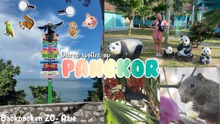 Dieren spotten op Pangkor amp scooter door apen overgenomen 😦  Aflv 7 Backpacken Azië [upl. by Nnylyaj]