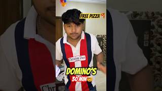 Dominos pizza free after 30 min 🤯 shorts challenge [upl. by Myke736]