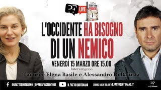 LOccidente ha bisogno di un nemico segui la diretta con Basile e Di Battista [upl. by Alcina]