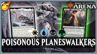 Can a 4 Color Atraxa deck be done on a 9 Rare69 Budget  BrawlEDH MTG Arena [upl. by Viking]