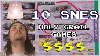 10 Holy Grail SNES Games [upl. by Tattan]