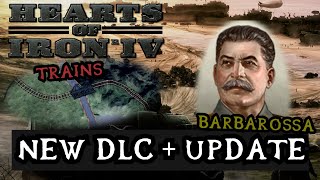 HOI4 NEW DLC AND 111 UPDATE  Trains Supply Trucks  Hearts of Iron 4 Dev Diary [upl. by Goodhen690]