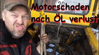 Motor  Reparatur  Kramer 312 SL  Radlader  HD [upl. by Sherrer]