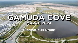 GAMUDA COVE  March 2024 4K Drone [upl. by Holcman]