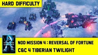 CampC 4 Tiberian Twilight  Nod Mission 4  Reversal of Fortune Hard 1080p [upl. by Ailelc821]