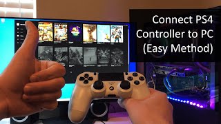 How to Connect PS4 Controller to PC Easy Method [upl. by Juieta]