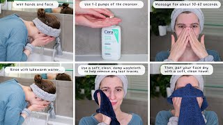 How to use CeraVe Foaming Cleanser [upl. by Cassil421]