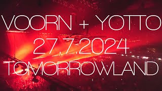 Joris Voorn B2B Yotto  Tomorrowland 2772024 [upl. by Moulden]