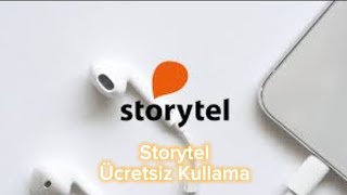 Storytel Ücretsiz Kullanma  Storytel Sesli Kitap [upl. by Ambrosine6]