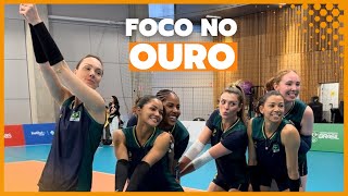 Vôlei feminino refuta pressão e foca no ouro em Paris [upl. by Memory770]